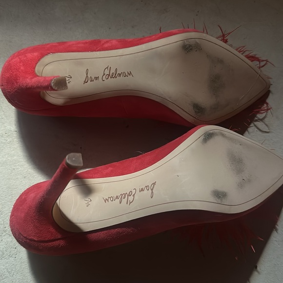 Sam Edelman Red Heels 7.5 - Picture 3 of 7
